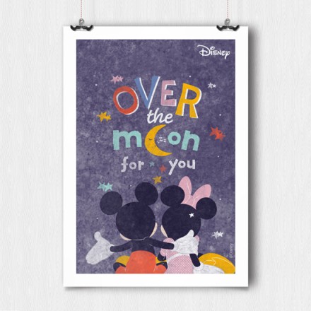 Over the Moon for you Minnie! Πόστερ