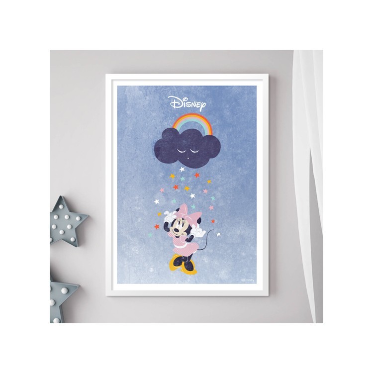 Πόστερ Minnie Mouse με ουράνιο τόξο!