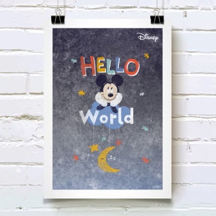 Hello world Mickey Mouse