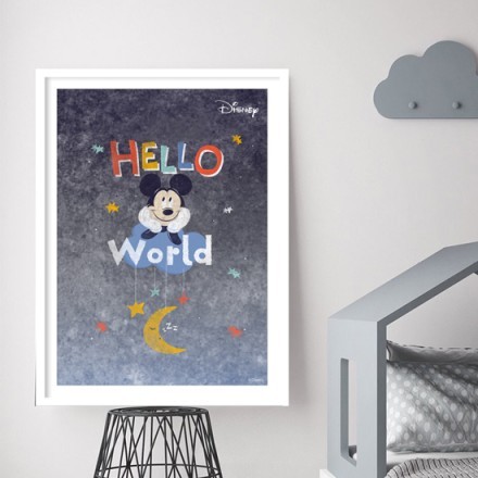 Hello world Mickey Mouse