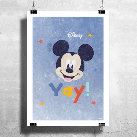 Yay Mickey Mouse Πόστερ