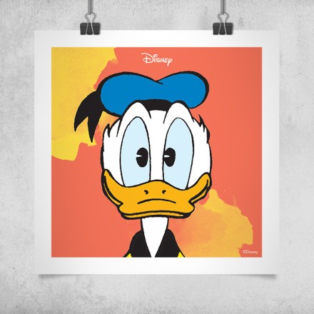 Το πρόσωπο του Donald Duck! Πόστερ