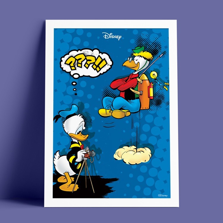 Πόστερ Ο κύριος Γρανάζης και ο Donald Duck!