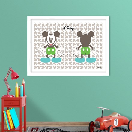 Front and Back side of Mickey Mouse!