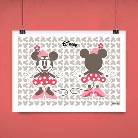 Front and Back side of Minnie Mouse! Πόστερ