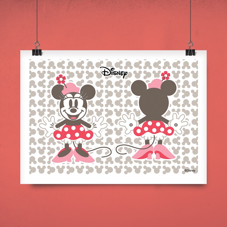 Πόστερ Front and Back side of Minnie Mouse!