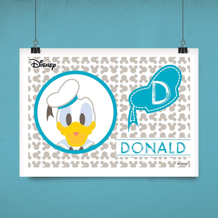 Πόστερ Donald Duck, Mickey Mouse!