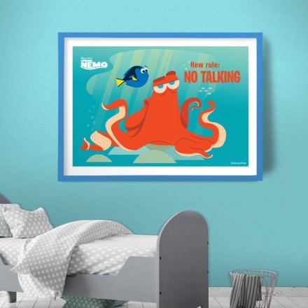 New rule, no talking, Finding Nemo!