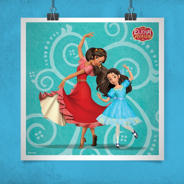 Πόστερ Elena of Avalor and her sister!