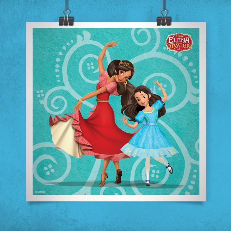 Πόστερ Elena of Avalor and her sister!