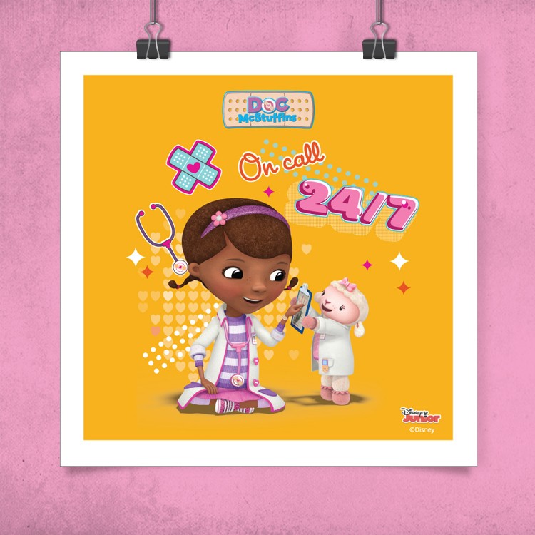 Πόστερ Doc Mc Stuffins on call!