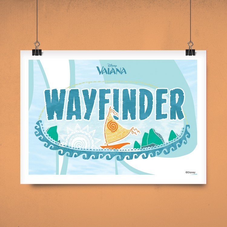 Πόστερ Wayfinder, Vaiana