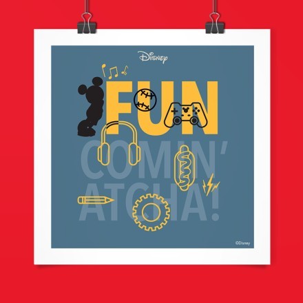 Fun Comin Atcha, Mickey Mouse.! Πόστερ