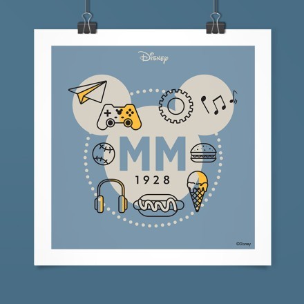 1928 ΜΜ, Mickey Mouse! Πόστερ