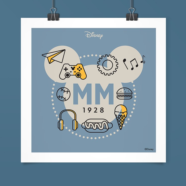Πόστερ 1928 ΜΜ, Mickey Mouse!