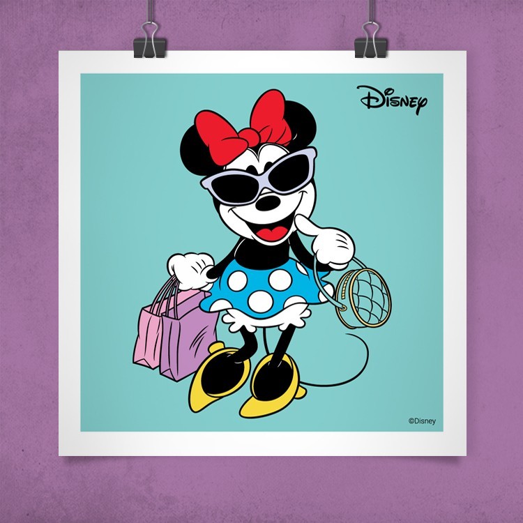 Πόστερ Vintage Lady Minnie Mouse!