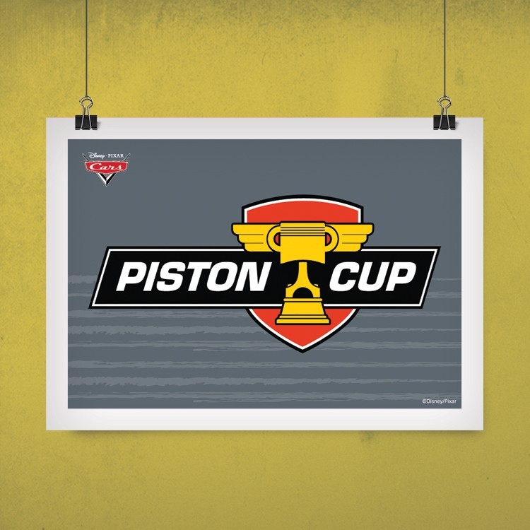 Πόστερ Piston Cup, Cars!