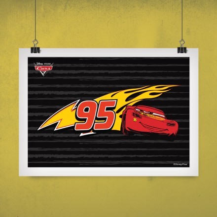 95 Mcqueen, Cars! Πόστερ
