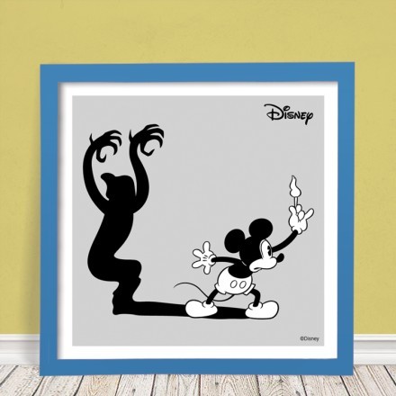 Behind you...Mickey Mouse!