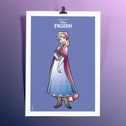 Η Άννα, Frozen Πόστερ