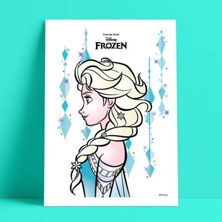 Η Έλσα σε σκίτσο, Frozen! Πόστερ