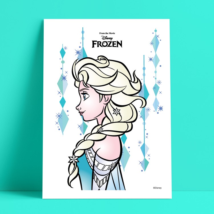 Πόστερ Η Έλσα σε σκίτσο, Frozen!