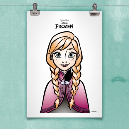 Η Άννα, Frozen.! Πόστερ