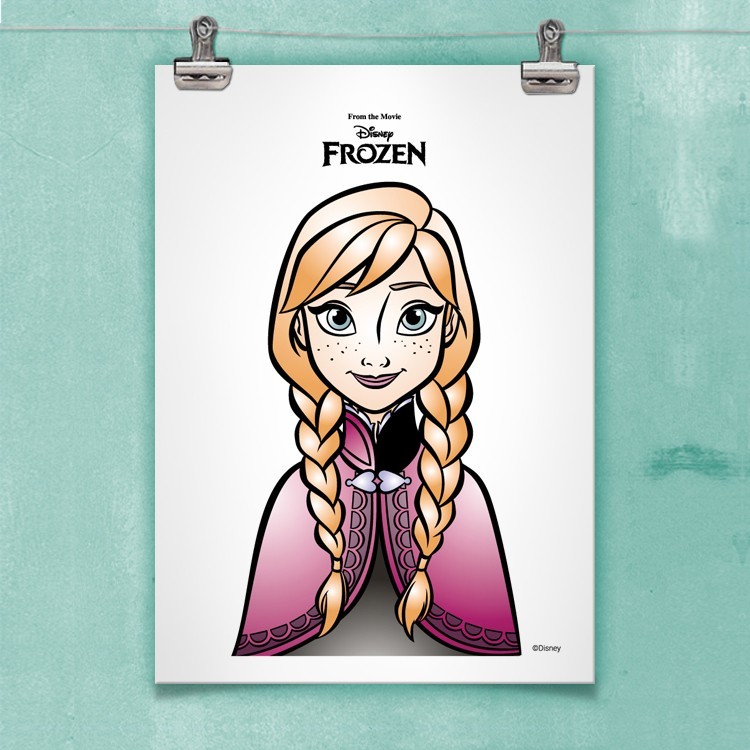 Πόστερ Η Άννα, Frozen.!