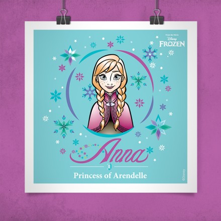 Η Άννα από το Frozen! Πόστερ