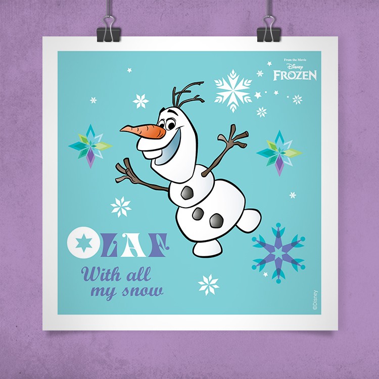 Πόστερ Olaf, with all my snow!