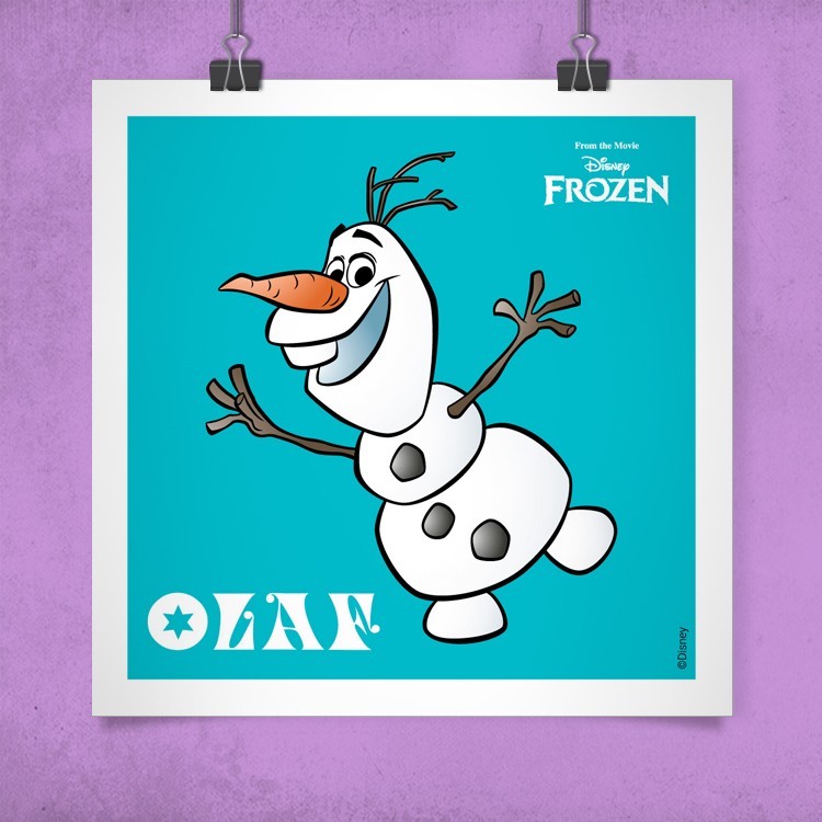 Πόστερ Όλαφ, Frozen!!
