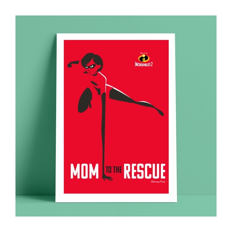 Πόστερ Mom to the rescue, The Incredibles!