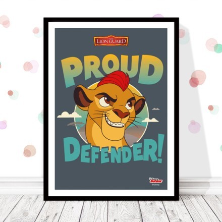 Proud defender Kion