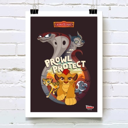 Prowl and protect, The Lion Guard! Πόστερ