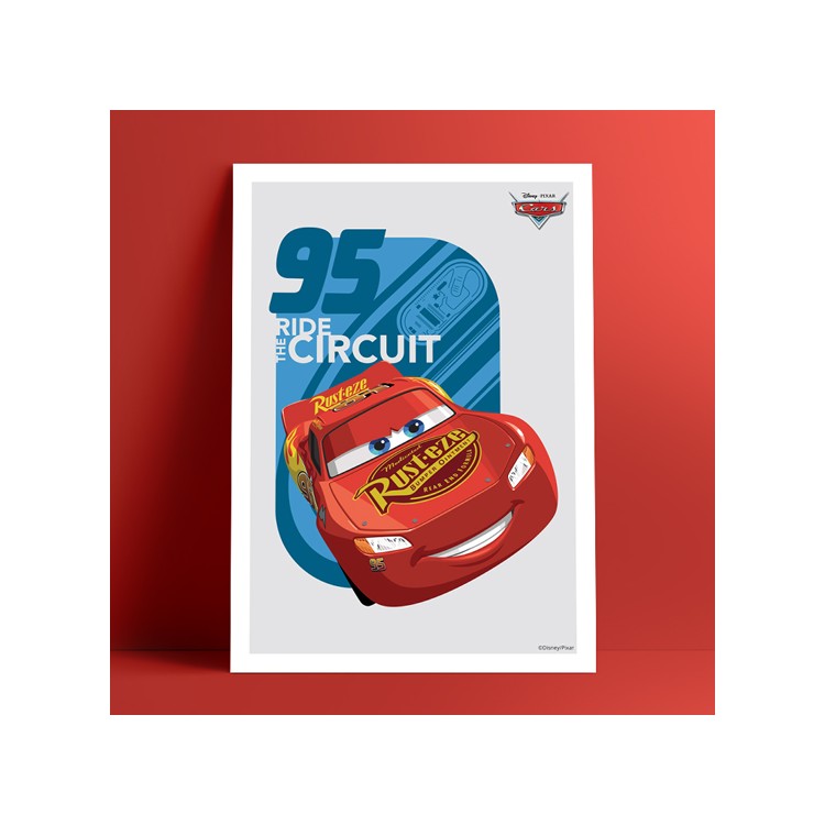 ride the circuit Disney Cars ΑφίσεςΠόστερ