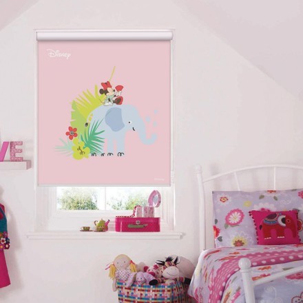 Minnie Mouse with elephant Ρολοκουρτίνα - Ρόλερ Σκίασης