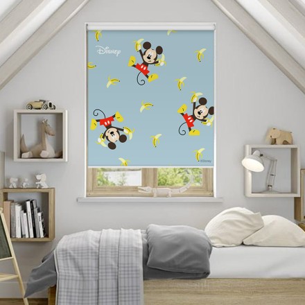 Mickey Mouse με μπανάνες Ρολοκουρτίνα - Ρόλερ Σκίασης
