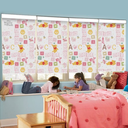 Winnie the Pooh Pattern Ρολοκουρτίνα - Ρόλερ Σκίασης