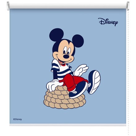 Mickey Mouse κάθεται σε σχοινί