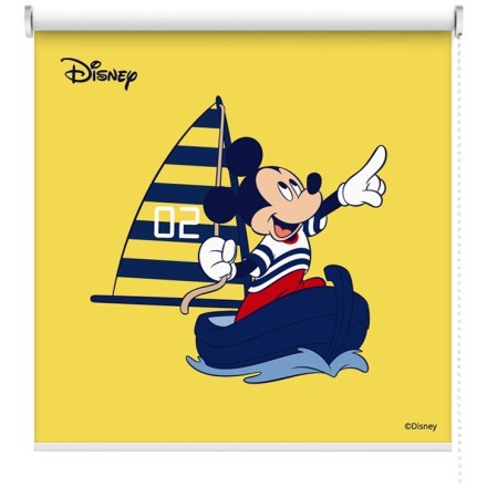 Mickey Mouse σε μικρή βαρκούλα