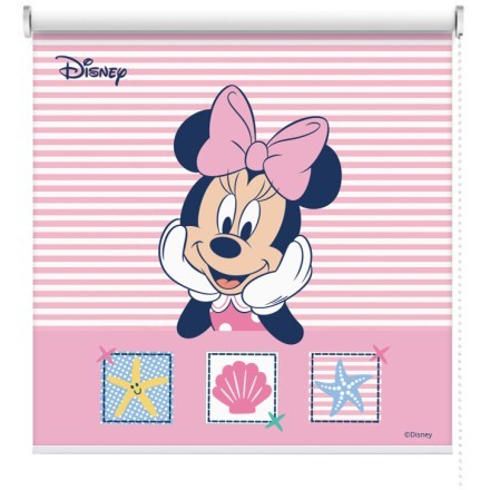 Minnie Mouse με ροζ φόντο