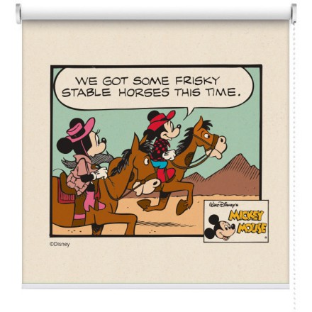 Mickey & Minnie Mouse με άλογα στην άγρια φύση