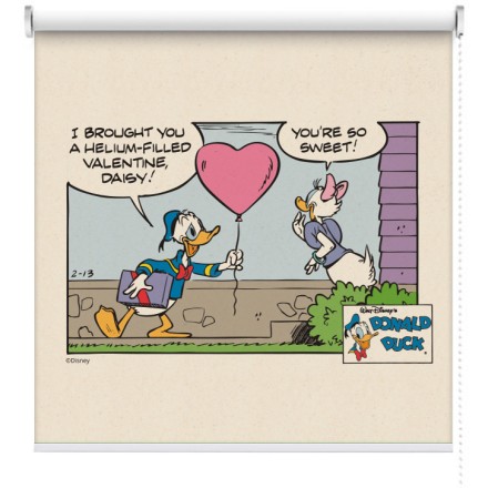 Ο Donald Duck δίνει μία καρδούλα στην Daisy Donald