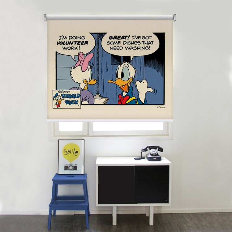 Ρολοκουρτίνα - Ρόλερ Σκίασης Η Daisy Duck βοηθάει τον Donald Duck