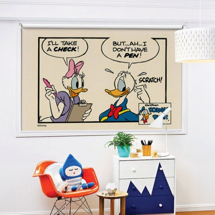 H Daisy Duck & o Donald συνομιλούν Ρολοκουρτίνα - Ρόλερ Σκίασης