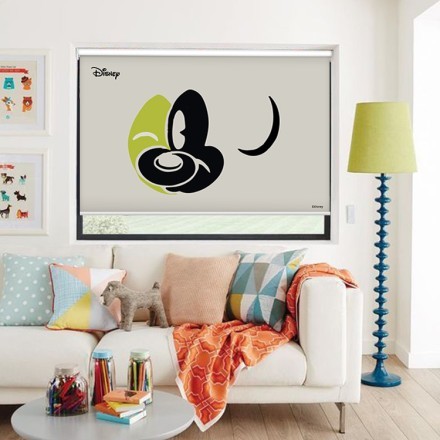 Mickey Mouse, πράσινο-μαύρο Ρολοκουρτίνα - Ρόλερ Σκίασης