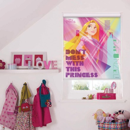 Dont mess with this princess, Rapunzel Ρολοκουρτίνα - Ρόλερ Σκίασης