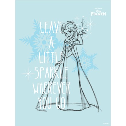 Leave a little sparkle, Frozen