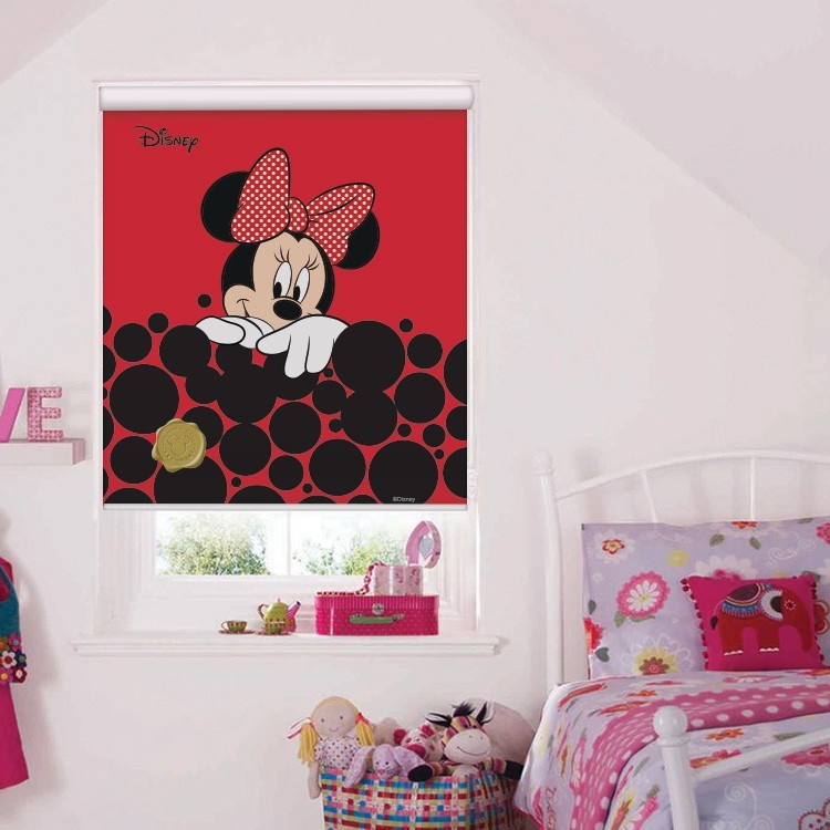Ρολοκουρτίνα - Ρόλερ Σκίασης Η Minnie Mouse κρύβεται χαριτωμένα