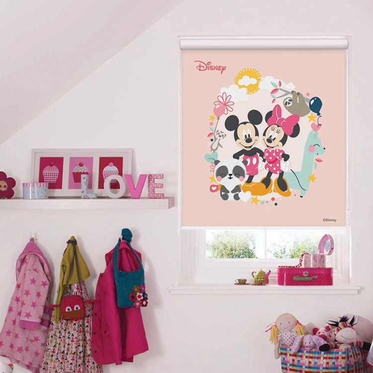 Ρολοκουρτίνα - Ρόλερ Σκίασης Minnie Mouse & Mickey Mouse!